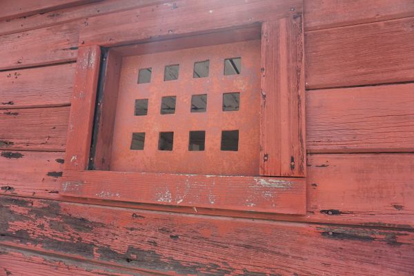 [Picture of Old Jail window]